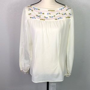 Kit Cornell Embroidered Blouse